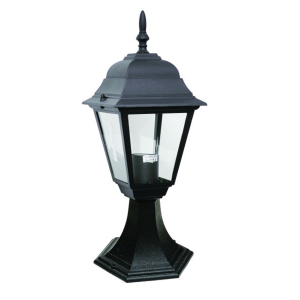Bastenski fenjer lampa max.1x60W E27 IP44 Crna Mitea