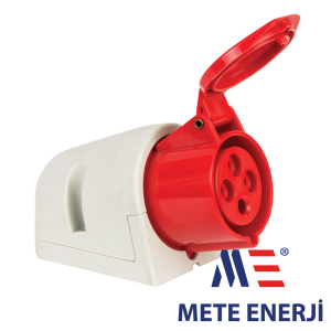 Industrijska utičnica na zid 4x32A IP44 Mete Enerji