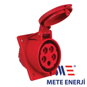 Industrijska utičnica ugradna 5-polna 32A Mete Enerji