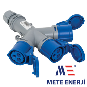 Industrijska utičnica višestruka 3x16A Mete Enerji