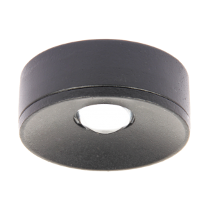 LED nadgradna lampa 3W 6500K okrugla crna Mitea