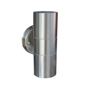 Lampa zidna bastenska 2xGU10 max.35W Saten hrom Mitea