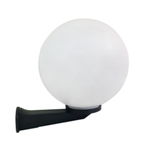 Lampa zidna kugla max.1x60W E27 IP44 Bijela Mitea