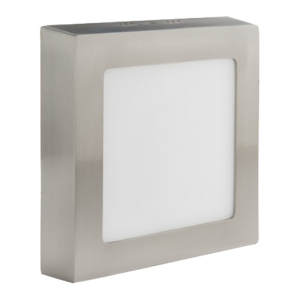 Nadgradni LED panel 12W 6500K Saten nikl Mitea