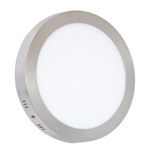 Nadgradni okrugli LED panel 18W 4000K Saten nikl Mitea