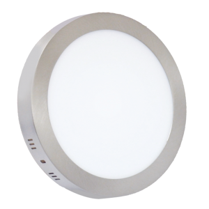 Nadgradni okrugli LED panel 6W 6500K Saten nikl Mitea