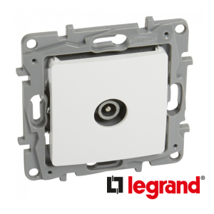 Niloe utičnica antenska TV muška prolazna 17dB Legrand