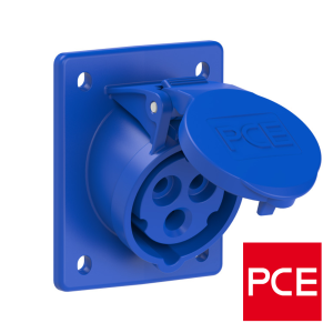 Priključnica panel 16A 2L+PE IP44 PCE