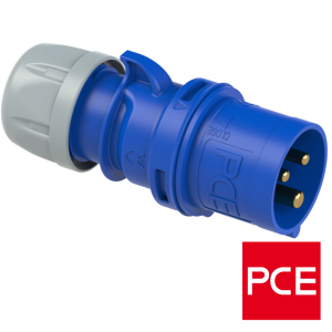 Ravni utikač 16A 2L+PE IP44 PCE