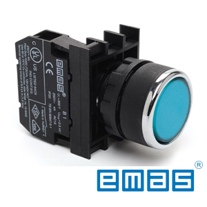 Taster plavi sa adapterom i 1NO kontaktom EMAS