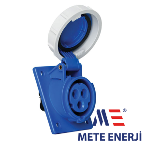 Utičnica nadgradna kosa 3x16A IP44 Mete Enerji