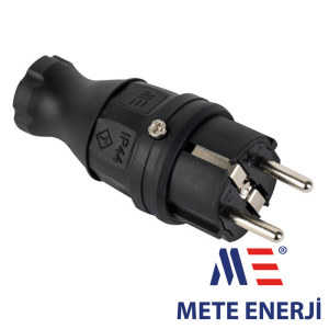 Utikač gumeni 1x16A IP44 Mete Enerji