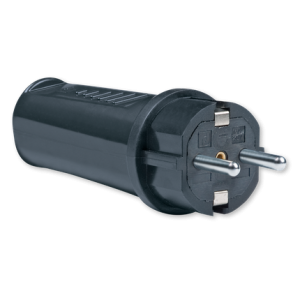 UTIKAČ DVOPOLNI MASIVNI PVC "CONEL", 16A