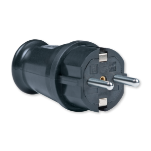 UTIKAČ DVOPOLNI MASIVNI PVC "MEDIUM", 16A