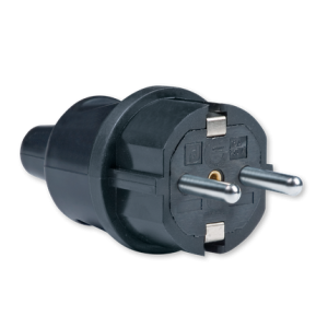 UTIKAČ DVOPOLNI MASIVNI PVC "STANDARD", 16A