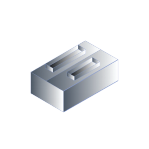 Zidna pravougaona napa ZPN-E 2500x900x500 mm