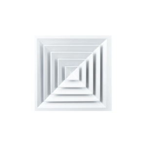 Kvadratni plafonski difuzor KVPD 595x595